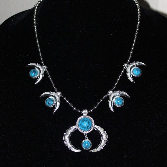 G Herman's HMS  Turquoise Style Necklace - Picture 1 of 7